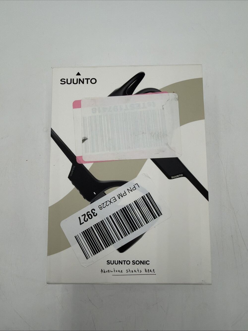 SUUNTO Sonic Open-Ear Bone Conduction Sports Headphone Black with Power Bank